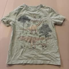 GAP KIDS 恐竜プリント Tシャツ ライトグリーンのサムネイル