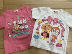 アンパンマン 半袖Tシャツ 2枚セット 80cm 女の子のサムネイル