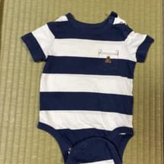 baby GAP ボーダー ロンパース 3-6monthsのサムネイル