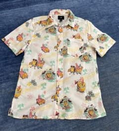 H&M スポンジボブアロハシャツ Sのサムネイル