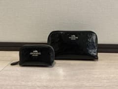 COACH ブラック ポーチ 2点セットのサムネイル
