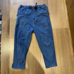 GRIP SWANY ワイドキャンプパンツ ライトインディゴ　サイズＭ