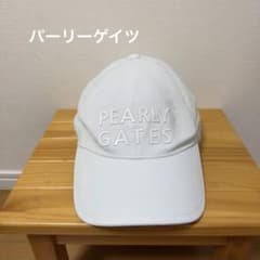 PEARLY GATES ゴルフ キャップ ホワイト - メルカリ