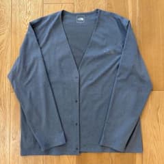 【美品】ノースフェイス テックラウンジ カーディガン NT12262 M グレーのサムネイル