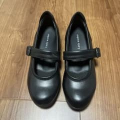 Lady worker ブラック メリージェーンパンプス