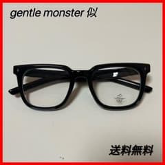 GENTLE MONSTER Ojo 01似 サングラス 黒縁メガネ y2k - メルカリ