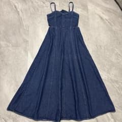 one way デニムキャミワンピース Free sizeのサムネイル