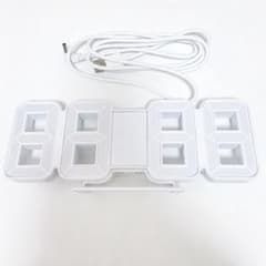 IKEA NOLLATTA デジタル置時計 ホワイト 電池入りのサムネイル