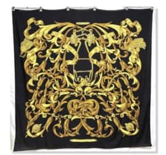 ☆はくたけい様欲しいHermès エルメス カレ 140カシシル 轡の気品 黒