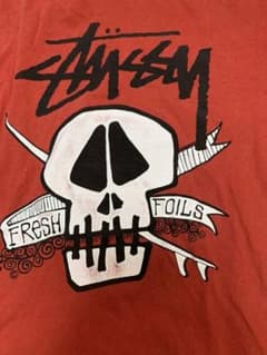 stussyステューシー1990年代後期 赤青タグ スカル サーフボード - メルカリ
