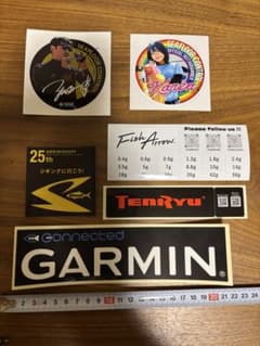 フィッシングショー大阪　ステッカー　釣りガールのサムネイル