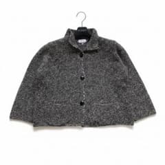 マックスマーラ 白タグ カシミヤ混 ツイード カーディガン M - メルカリ