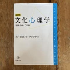 文化心理学 理論・各論・方法論のサムネイル