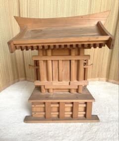 木製神棚Japanese style 和風インテリア ヴィンテージ ディスプレイ 木製神棚Japanese style 和風インテリア ヴィンテージ ディスプレイ