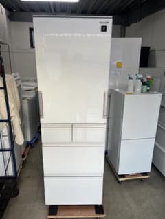 送料込！設置対応2020SHARP 412L 冷蔵庫 SJ-G413G-W T - メルカリ