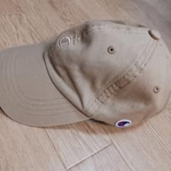 Champion ベージュキャップ57～59cm - メルカリ