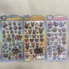 【新作】うるちゅるPOPSEAL サンリオ　ウサハナ　キティ　白猫キティ　3枚のサムネイル