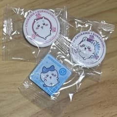 くら寿司 ちいかわ＆モモンガ缶バッチ、ハチワレマグネットのサムネイル