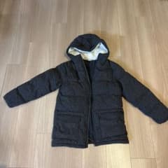 PETIT BATEAU ダークグレー中綿コート 140cmのサムネイル