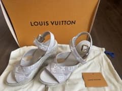 LOUIS VUITTON モノグラムウェッジサンダル　36 2/1サイズのサムネイル