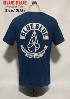 BLUE BLUE Tシャツ 半袖 ポケット付き ハリウッドランチマーケット Mのサムネイル