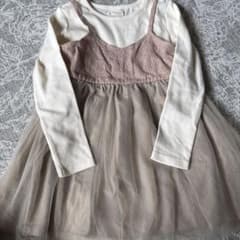 petit ange ワンピース ピンク・ベージュのサムネイル