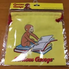 おさるのジョージ 巾着袋 L 新品のサムネイル