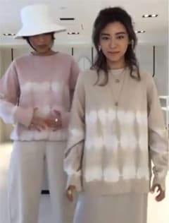 ALEXIA STAM / アリシアスタン◆完売タイダイスウェット/ベージュのサムネイル
