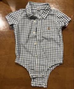 baby GAP ギンガムチェック ロンパース 12-18ヶ月のサムネイル