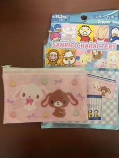 サンリオキャラクターズ フラットポーチ シュガーバニーズ - メルカリ