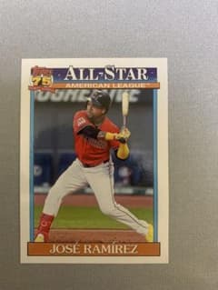 Topps José Ramírez Cleveland Guardiansのサムネイル