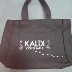 KALDI COFFEE FARM 고양이 무늬 토트 백 에코 백