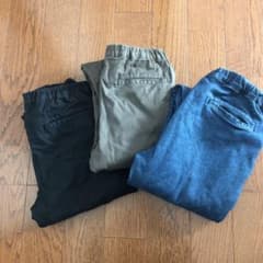 男児50サイズ裏起毛パンツ3点のサムネイル