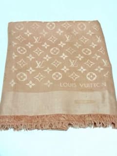 LOUIS VUITTON ルイ・ヴィトン モノグラム 大判ストール ピンクのサムネイル