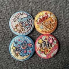 ナルミヤキャラクターズ 刺繍缶バッジ ビスケット 4個セットのサムネイル