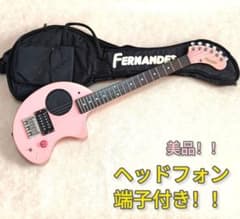 美品】ZO-3 ピンク アンプ内蔵ミニギター 専用ケース付 ぞーさん