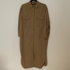 ぼむぼむ様専用　ZARA シャツワンピースのサムネイル