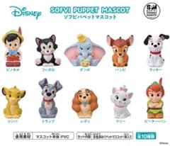 ディズニー クラッシック ソフビ パペット マスコット フィギュア
