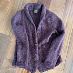 MR. OLIVE ダークレッド カーディガン Mのサムネイル