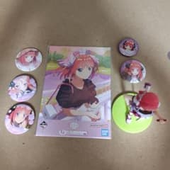 中野二乃 フィギュア & 缶バッジセットのサムネイル