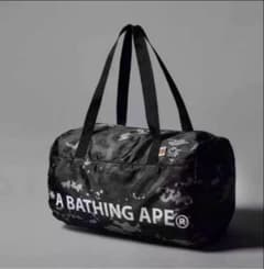 A BATHING APE ボストンバッグ カモフラ 旅行用のサムネイル