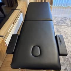 折りたたみ式マッサージベッド ブラックのサムネイル