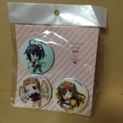 【超希少】小鳥遊六花・凸守早苗　缶バッジ 未開封 中二病でも恋がしたい！缶バッジ 3個セット 小鳥遊六花