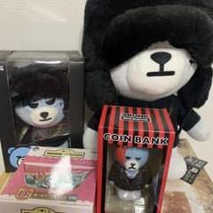 g-dragon KRUNK ジヨンベア ぬいぐるみ コインバンク ボウル