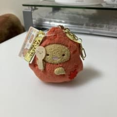 Sumikko Gurashi Tonkatsu Hanging Plush Toy - Maple Leaf - Miyajima