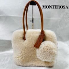 MONTEROSA モンテローザ ムートンバッグ トートバッグ ムートンファー 