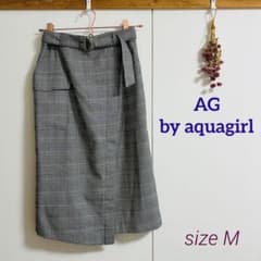 AG by aquagirl エステルドビータックフレアスカート　グレンチェック