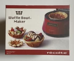 【最終値下げ】recolte ワッフルボウルメーカー　新品　未使用のサムネイル