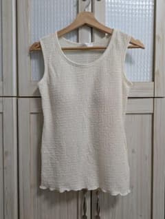 talbyyumi. カップ付きタンクトップ　白　Ｌ　ブラタンク　しまむら　タルのサムネイル