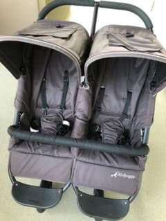 エアバギー　ココダブル　双子用ベビーカー（送料込み）のサムネイル
